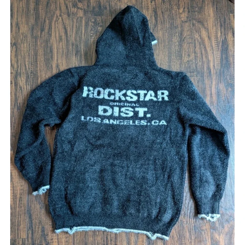 Rockstar Original Lake Mohair Knit Track Suit Set, Hoodie & Pants, Boys 14, NEW